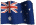 Flag in Honor of Australia